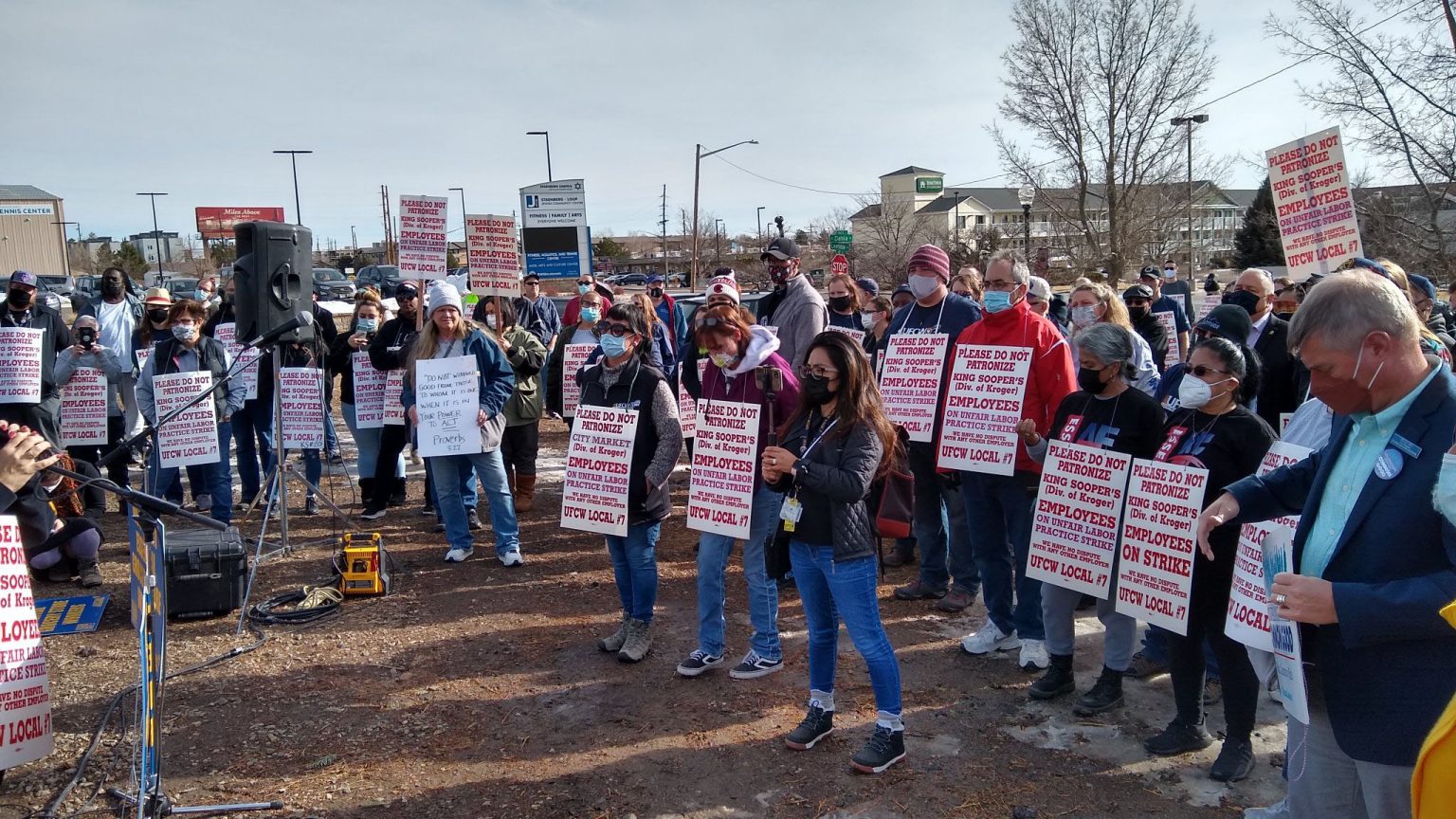 Striking Kroger workers in Colorado take on industry giant : Peoples ...