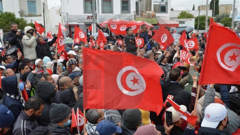 Protest in Tunisia