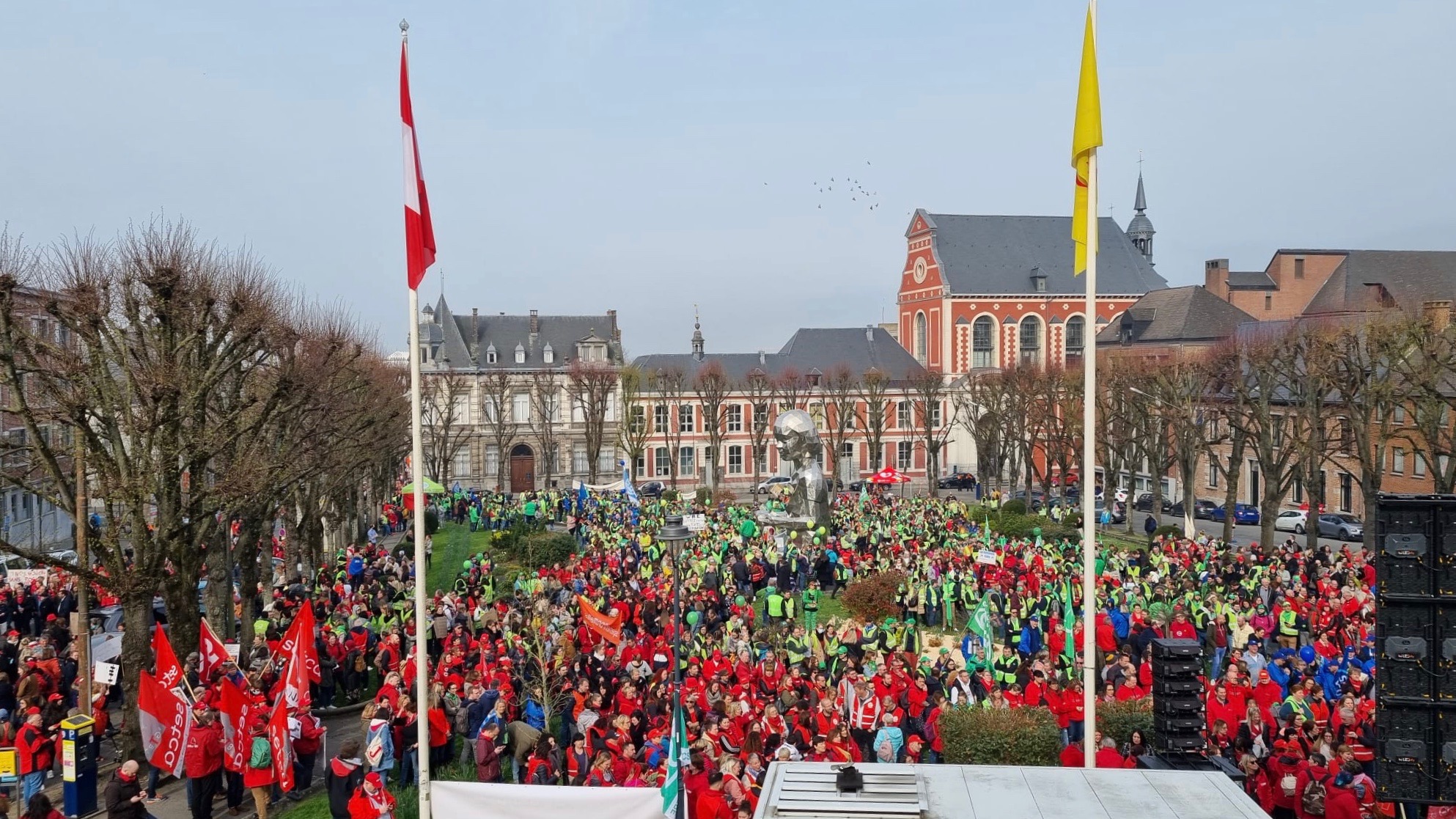 Teachers protest - Belgium - 1