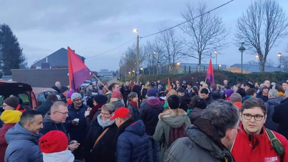 Protest in Belgium