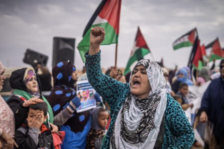 Western Sahara struggle 2 Protest for Western Saharan self-determination and sovereignty