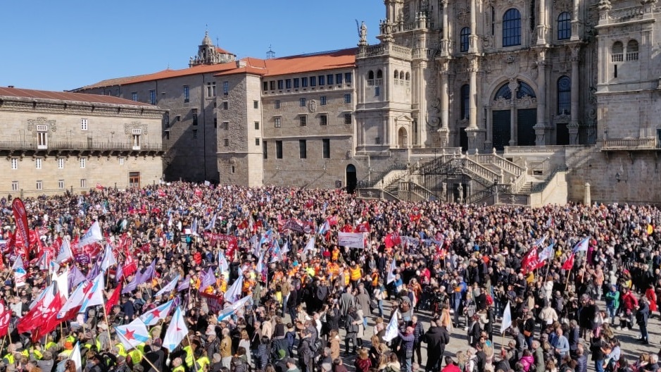 Hundreds of thousands rally across Spain against attack on public