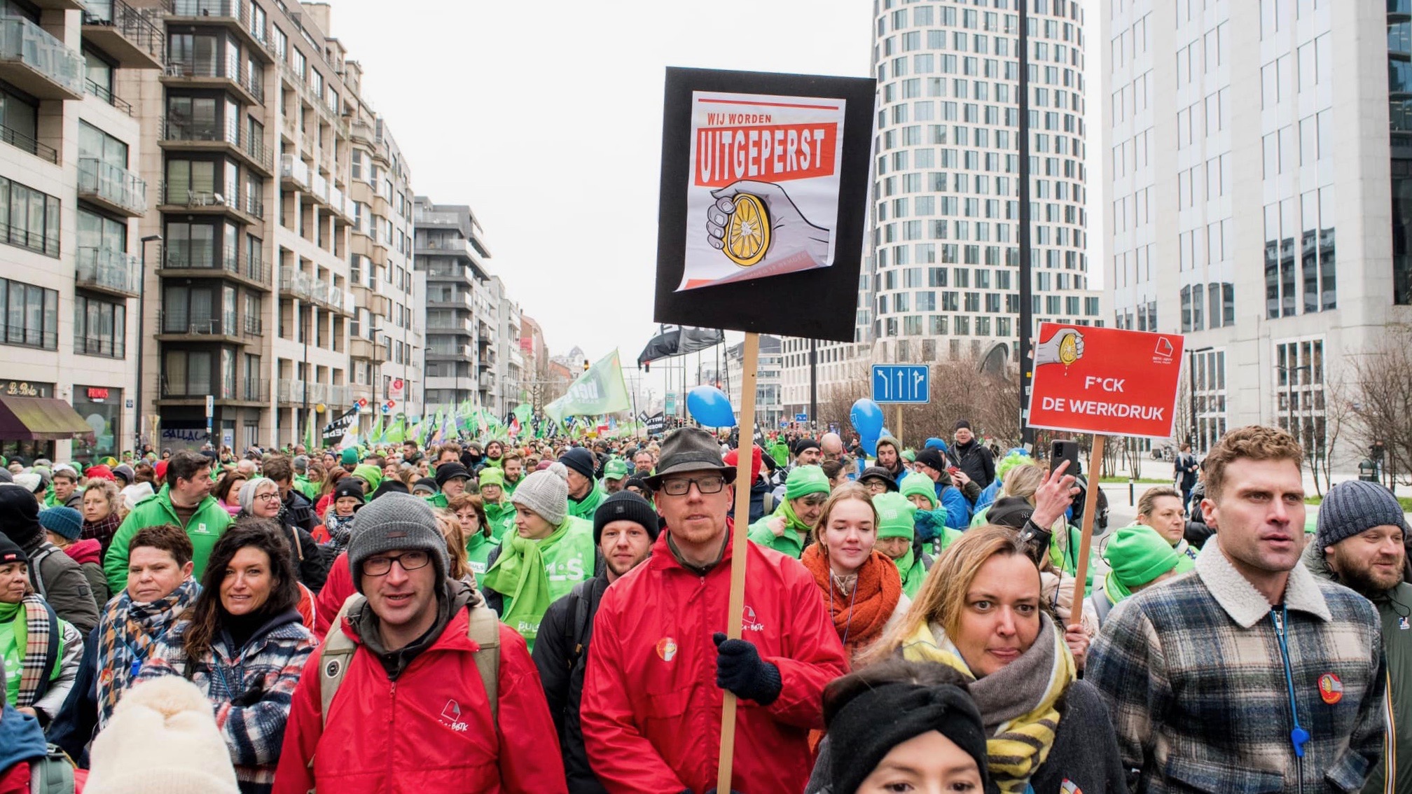 Workers Protest - Belgium