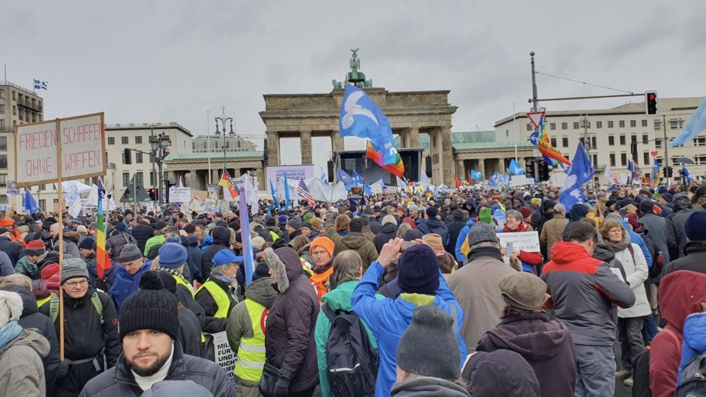 Ukraine Rally Massive rally in Berlin demands peace in Ukraine : Peoples Dispatch