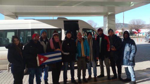 Cuba medical team in Turkey