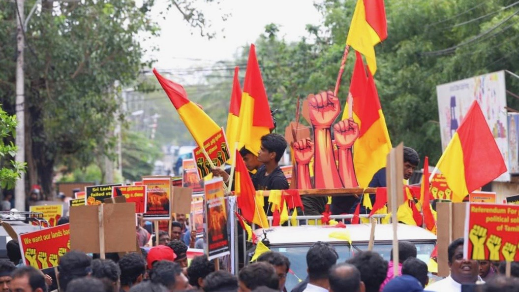 Sri Lanka I-Day:Black Day protests