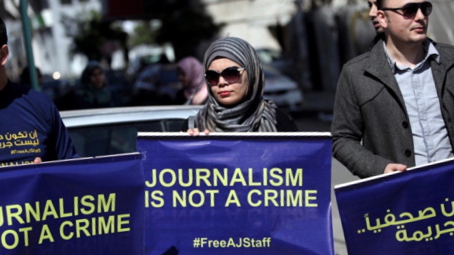 Egypt journalists on terror list