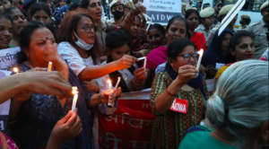 Wrestlers protest India