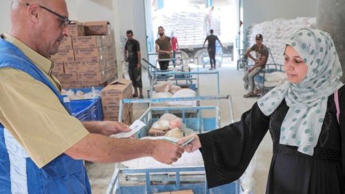 WFP food aid cut in Palestine