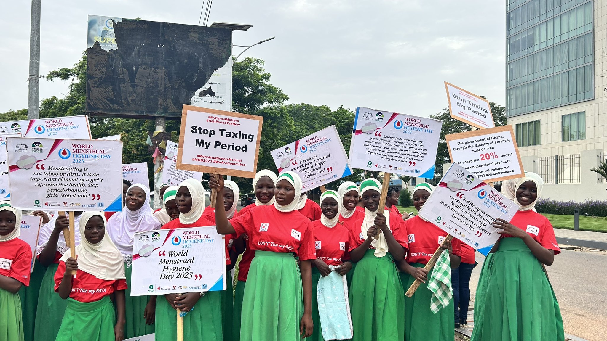 Ghanaian activists reject high taxes on menstrual products in struggle 