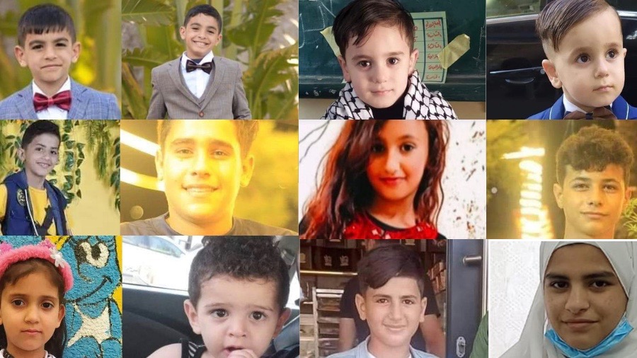 Palestinian children killed