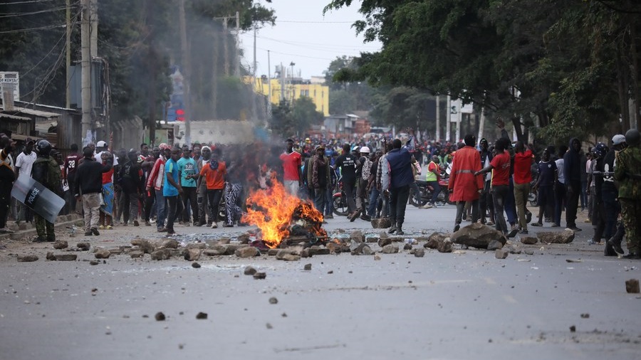 Kenya protests death Ruto