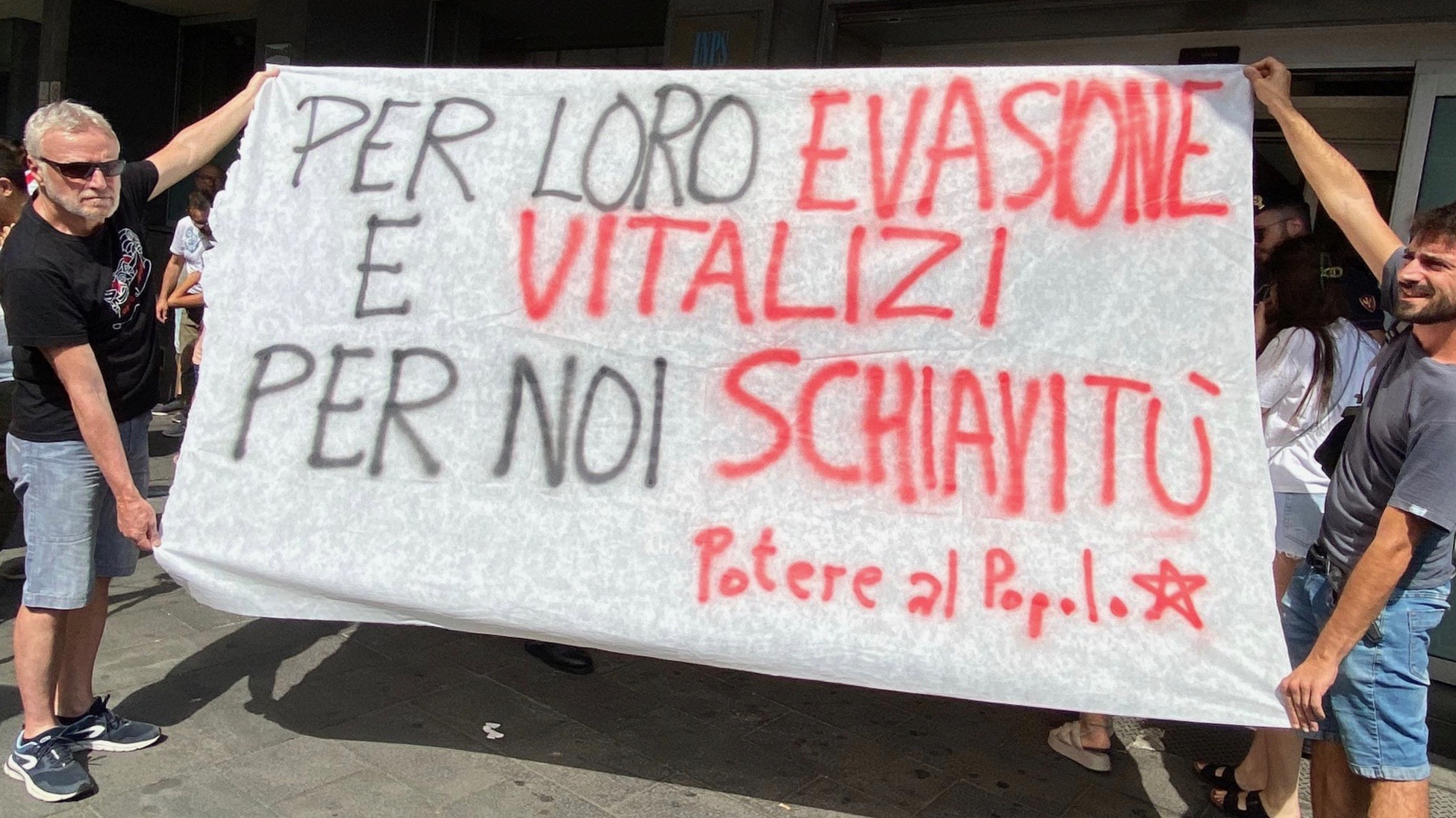 3-08 Italy Protests