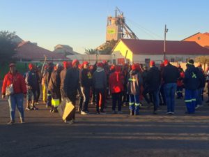 Ekapa mine strike South Africa