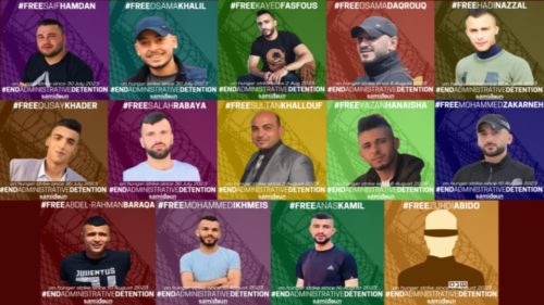 Palestinian prisoners on hunger strike (1)