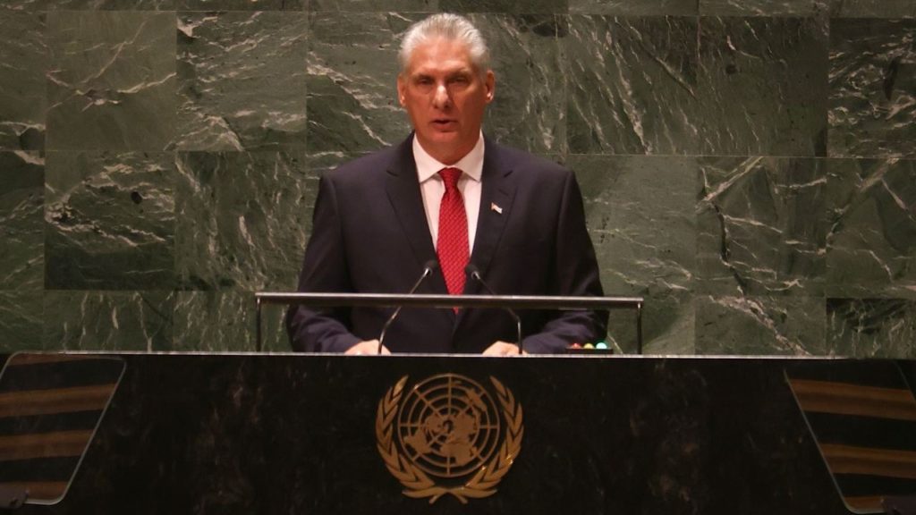 A new and more just global contract is imperative, says Cuba's Miguel ...