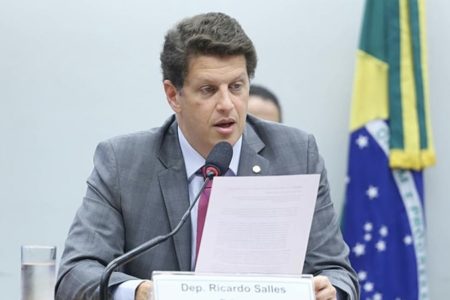 Ricardo Salles was the commission's rapporteur. Photo: Vinicius Loures/Câmara dos Deputados