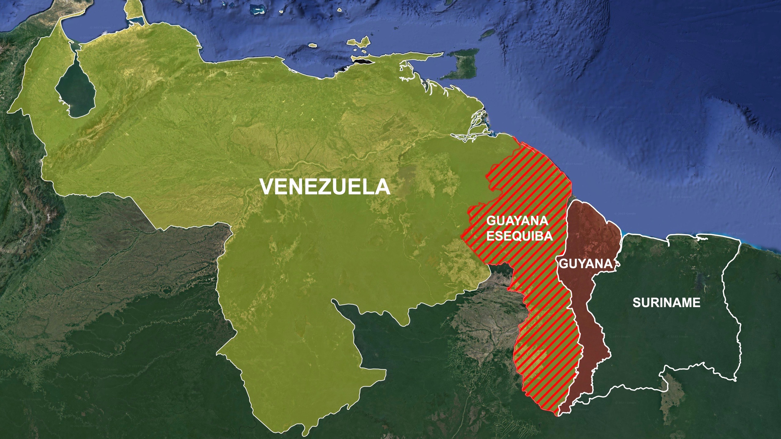 Venezuela Guyana Essequibo dispute