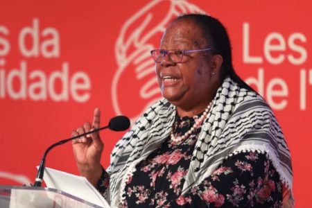 Naledi Pandor, Minister of International Relations and Cooperation of South Africa. Photo: Rafael Stedile