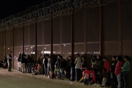 Migrants detained by US Customs and Border Patrol. Photo: Wikimedia