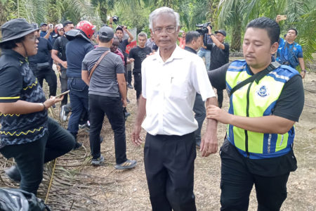 PSM chairman and former parliamentarian, Michael Jeyakumar Devaraj, was among the four arrested in a crackdown on farmers’ protest against forced evictions in Perak (Photo: Parti Sosialis Malaysia)