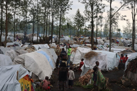 A displaced persons’ site in North Kivu. (Photo: Blaise Sanyila/UNHCR)