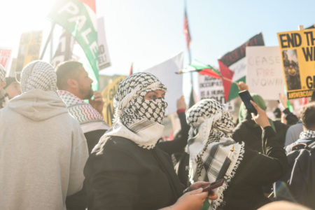 On November 4, 300,000 people took to the streets in Washington DC to protest US funding of Israel and to call for a ceasefire (Photo: Sofia Perez)