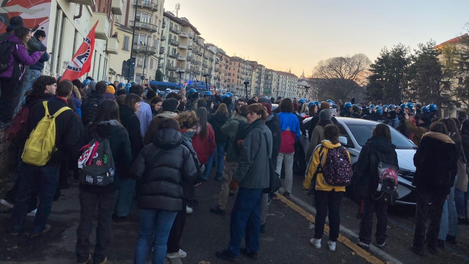 Anti-fascists In Italy Protest Police Attack On Turin University ...