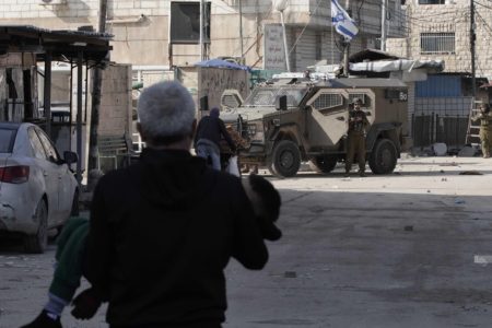 Violent raids in the Occupied West Bank also contiued unabatted.(Photo: Mohammad Mansour/WAFA News Agency)