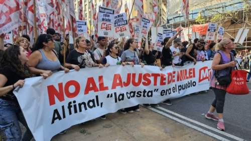 Thousands Take To The Streets In Argentina In The First Mobilization ...