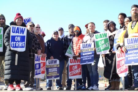One of the largest and most militant trade unions in the US, UAW, has recently endorsed the call for a ceasefire in Gaza. Photo: UAW