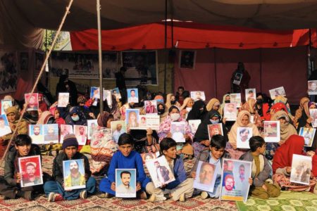 Protest camp in Islamabad. Photo: Baloch Yakjehti Committee