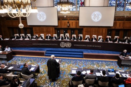 The ICJ hearings on South Africa's case against Israel. Photo: ICJ
