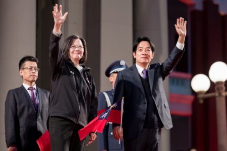 Lai Ching-te (right), known for extremely combative in his approach to the mainland Chinese government, is expected to further his predecessor Tsai Ing-wen’s legacy of undoing peaceful cross-Straits relations. (Photo: Lai Ching-te/X)