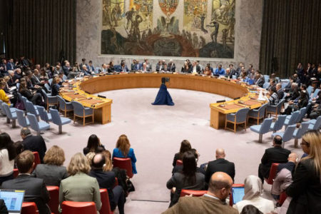 The UN Security Council meets on the situation in the Middle East, including Palestine (Photo via United Nations)