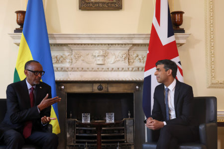 Prime Minister Rishi Sunk meets Rwandan President Paul Kagame (Photo: UK Prime Minister)