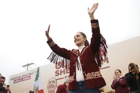 Claudia Sheinbaum, Mexican presidential candidate.