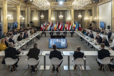 European leaders discuss the Ukraine war. Photo: Emmanuel Macron/X