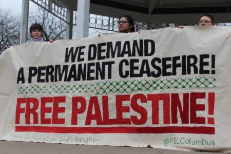 US and its European allies continuing to back Israel, despite the widespread disgust at the war on Gaza, raises the frustration with the leadership of the Global North. Photo: ANSWER Coalition