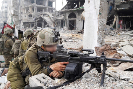 Israeli occupation forces in Gaza (Photo: IDF Spokesperson's Unit photographer)