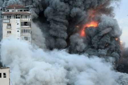 Gaza strip damage israeli bombs Israeli airstrike on the Gaza strip. Photo: Wikimedia Commons