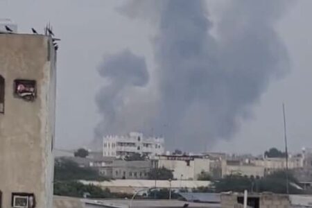 Bombing of Hodeidah. Photo: The Cradle
