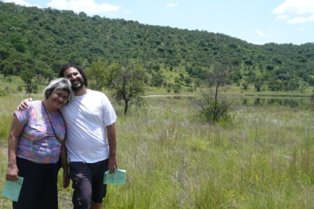 Laila Soueif with her son Alaa Abdel Fattah. Photo: Free Alaa