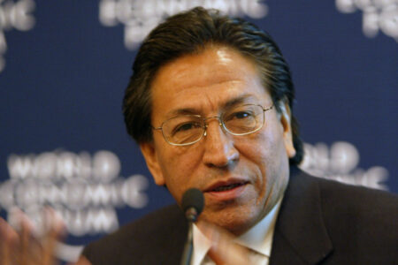 Former President Alejandro Toledo in 2003 (Photo: World Economic Forum)