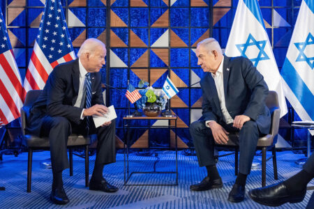 US President Joe Biden meets with Israeli Prime Minister Benjamin Netanyahu meet in October of 2023 (Photo: The White House)