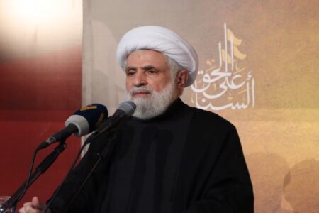Sheikh Naim Qassem, Deputy Secretary-General of Hezbollah. Photo: Sheikh Naim Qassem website