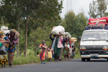 Congolese family fleeing conflict in the Congo in 2012 (Photo: MONUSCO/Sylvain Liechti/Wikimedia Commons)
