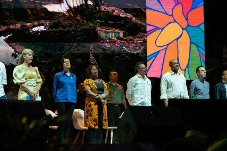 Colombian President Gustavo Petro and Vice President Francia Márquez preside over COP16 in Cali, Colombia. Photo: Presidencia Colombia