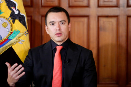 The neoliberal program of Daniel Noboa's government has not been able to offer concrete solutions in the face of crisis (Photo: Presidencia de la República del Ecuador)