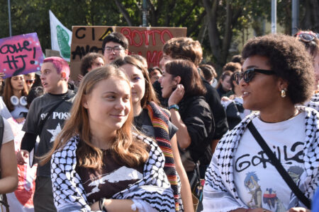 Great Thunberg attends FridaysForFuture Milano school strike (Photo: Greta Thunberg via X)